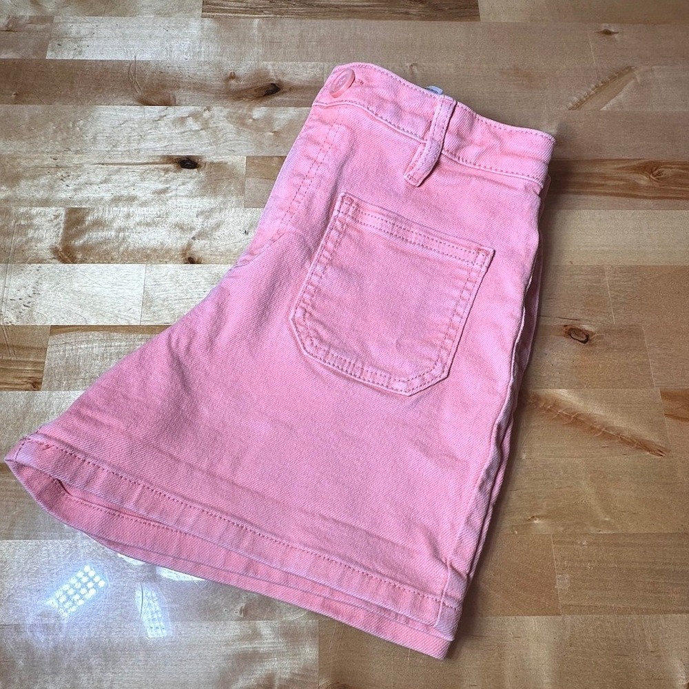 Epic Threads Denim Shorts Girls Size 12 Pink Excellent Adjustable Waist Summer - Picture 3 of 4